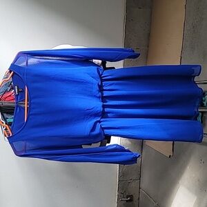Royal blue Express dress